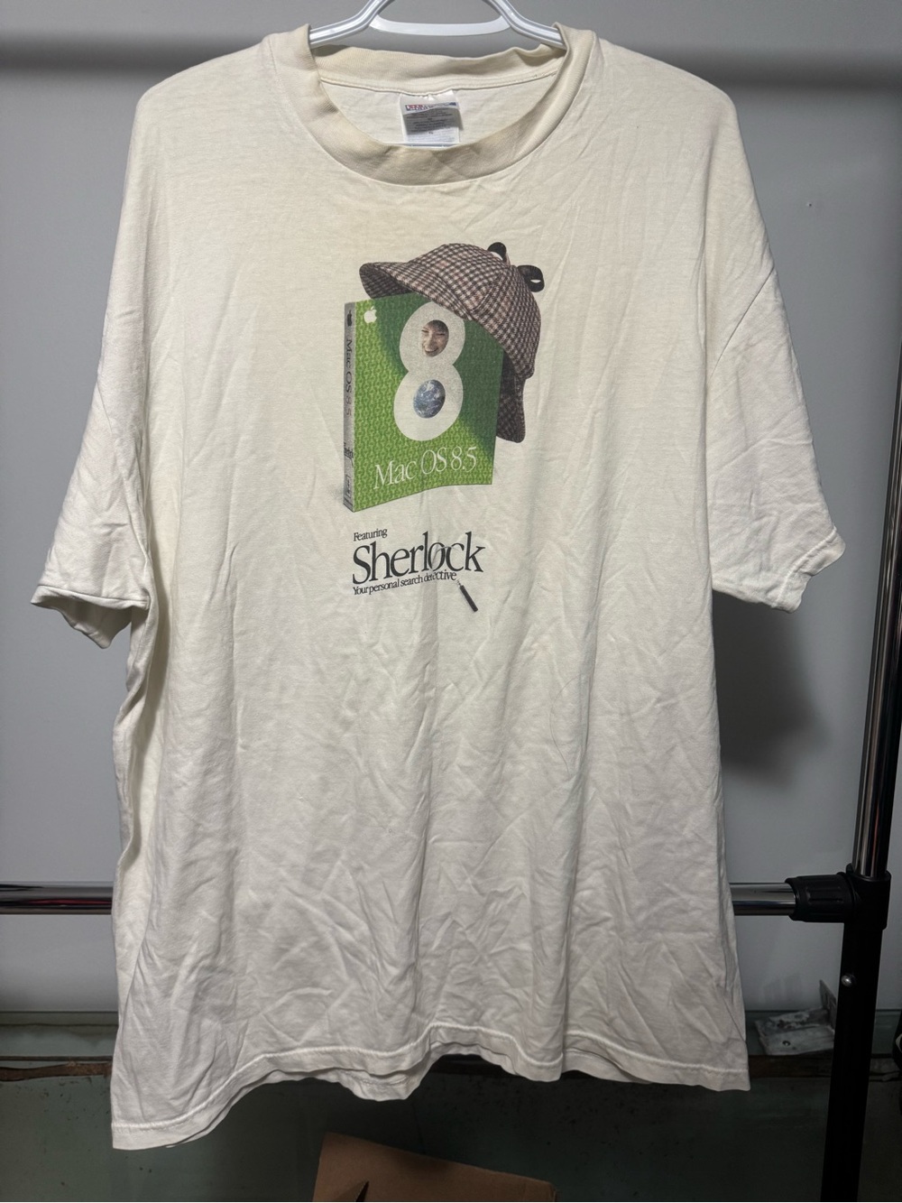 VTG 1998 Apple Mac OS 8.5 "Sherlock" Promotional Tee